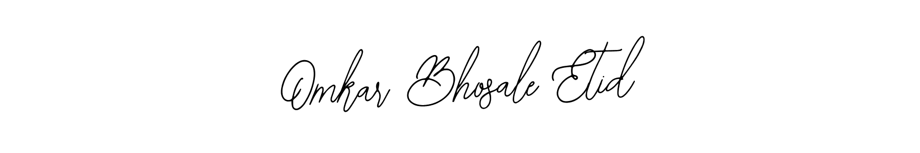 Make a beautiful signature design for name Omkar Bhosale Etid. Use this online signature maker to create a handwritten signature for free. Omkar Bhosale Etid signature style 12 images and pictures png