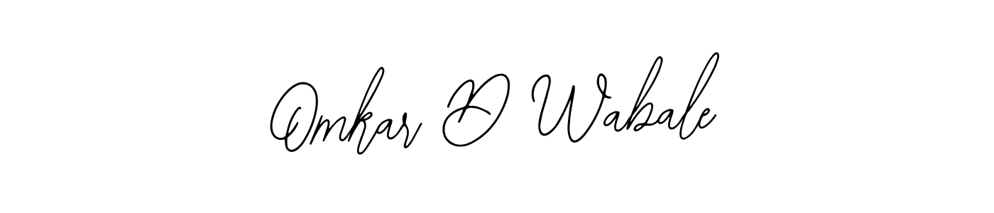 Similarly Bearetta-2O07w is the best handwritten signature design. Signature creator online .You can use it as an online autograph creator for name Omkar D Wabale. Omkar D Wabale signature style 12 images and pictures png