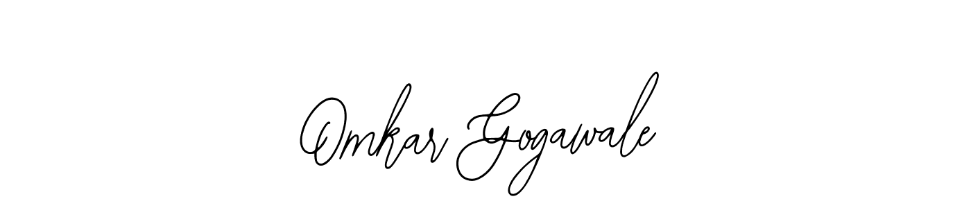 Use a signature maker to create a handwritten signature online. With this signature software, you can design (Bearetta-2O07w) your own signature for name Omkar Gogawale. Omkar Gogawale signature style 12 images and pictures png