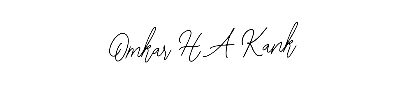 This is the best signature style for the Omkar H A Kank name. Also you like these signature font (Bearetta-2O07w). Mix name signature. Omkar H A Kank signature style 12 images and pictures png