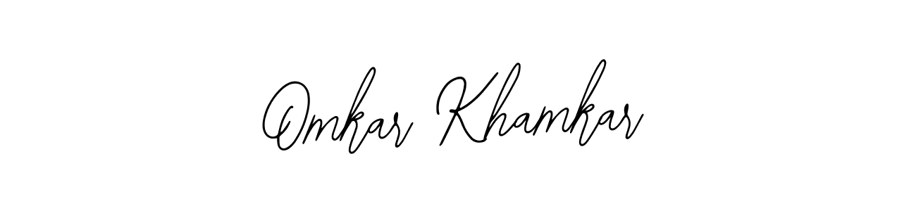 Create a beautiful signature design for name Omkar Khamkar. With this signature (Bearetta-2O07w) fonts, you can make a handwritten signature for free. Omkar Khamkar signature style 12 images and pictures png