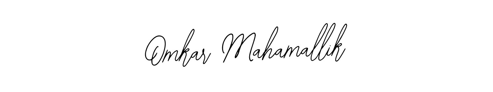 You should practise on your own different ways (Bearetta-2O07w) to write your name (Omkar Mahamallik) in signature. don't let someone else do it for you. Omkar Mahamallik signature style 12 images and pictures png