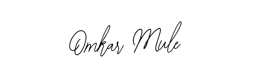 Omkar Mule stylish signature style. Best Handwritten Sign (Bearetta-2O07w) for my name. Handwritten Signature Collection Ideas for my name Omkar Mule. Omkar Mule signature style 12 images and pictures png