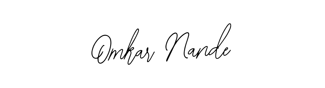 Similarly Bearetta-2O07w is the best handwritten signature design. Signature creator online .You can use it as an online autograph creator for name Omkar Nande. Omkar Nande signature style 12 images and pictures png