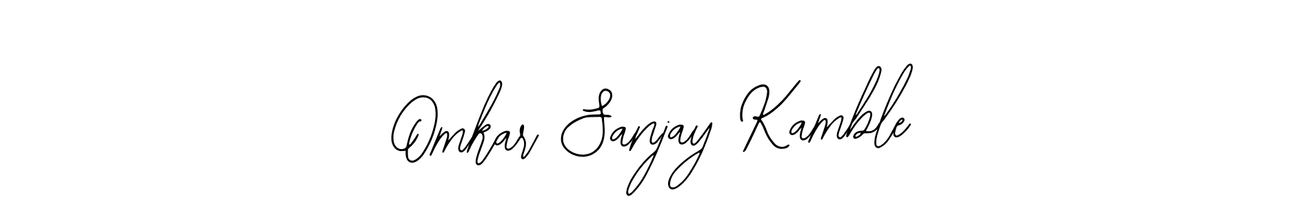 Omkar Sanjay Kamble stylish signature style. Best Handwritten Sign (Bearetta-2O07w) for my name. Handwritten Signature Collection Ideas for my name Omkar Sanjay Kamble. Omkar Sanjay Kamble signature style 12 images and pictures png