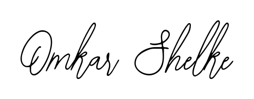 Style your name Omkar Shelke with confidence using Bearetta-2O07w signature design. Simple, elegant, and ready for immediate document use. Omkar Shelke signature style 12 images and pictures png