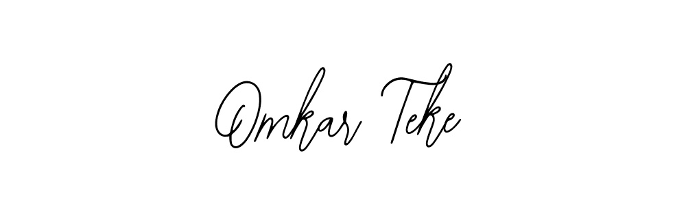 Also we have Omkar Teke name is the best signature style. Create professional handwritten signature collection using Bearetta-2O07w autograph style. Omkar Teke signature style 12 images and pictures png