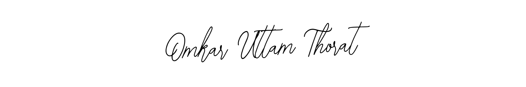 This is the best signature style for the Omkar Uttam Thorat name. Also you like these signature font (Bearetta-2O07w). Mix name signature. Omkar Uttam Thorat signature style 12 images and pictures png