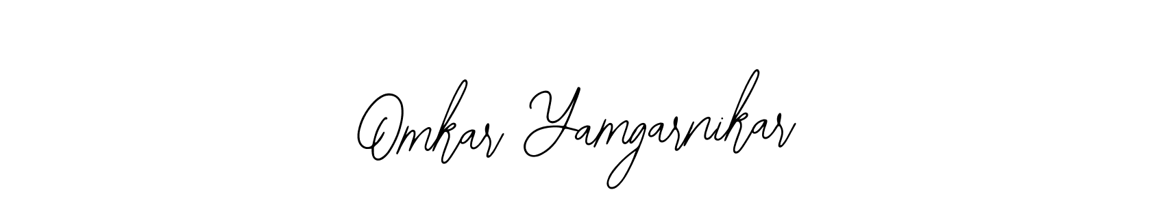 How to Draw Omkar Yamgarnikar signature style? Bearetta-2O07w is a latest design signature styles for name Omkar Yamgarnikar. Omkar Yamgarnikar signature style 12 images and pictures png