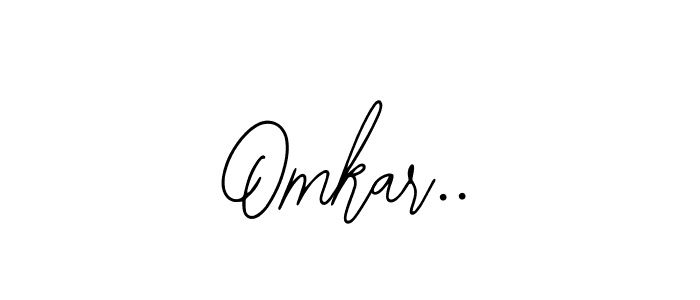 The best way (Bearetta-2O07w) to make a short signature is to pick only two or three words in your name. The name Omkar.. include a total of six letters. For converting this name. Omkar.. signature style 12 images and pictures png