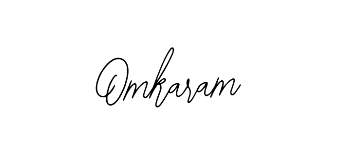 Create a beautiful signature design for name Omkaram. With this signature (Bearetta-2O07w) fonts, you can make a handwritten signature for free. Omkaram signature style 12 images and pictures png