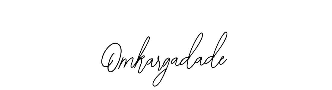 Bearetta-2O07w is a professional signature style that is perfect for those who want to add a touch of class to their signature. It is also a great choice for those who want to make their signature more unique. Get Omkargadade name to fancy signature for free. Omkargadade signature style 12 images and pictures png