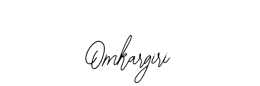 How to make Omkargiri name signature. Use Bearetta-2O07w style for creating short signs online. This is the latest handwritten sign. Omkargiri signature style 12 images and pictures png