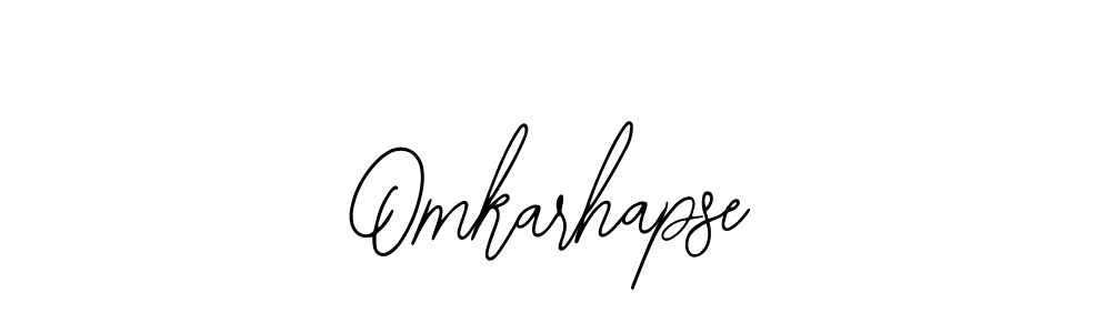 Design your own signature with our free online signature maker. With this signature software, you can create a handwritten (Bearetta-2O07w) signature for name Omkarhapse. Omkarhapse signature style 12 images and pictures png