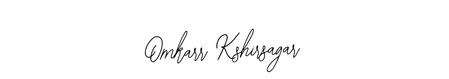 Use a signature maker to create a handwritten signature online. With this signature software, you can design (Bearetta-2O07w) your own signature for name Omkarr Kshirsagar. Omkarr Kshirsagar signature style 12 images and pictures png