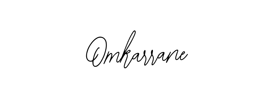 You should practise on your own different ways (Bearetta-2O07w) to write your name (Omkarrane) in signature. don't let someone else do it for you. Omkarrane signature style 12 images and pictures png