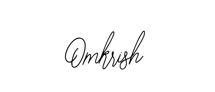 Design your own signature with our free online signature maker. With this signature software, you can create a handwritten (Bearetta-2O07w) signature for name Omkrish. Omkrish signature style 12 images and pictures png