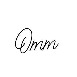 How to make Omm name signature. Use Bearetta-2O07w style for creating short signs online. This is the latest handwritten sign. Omm signature style 12 images and pictures png