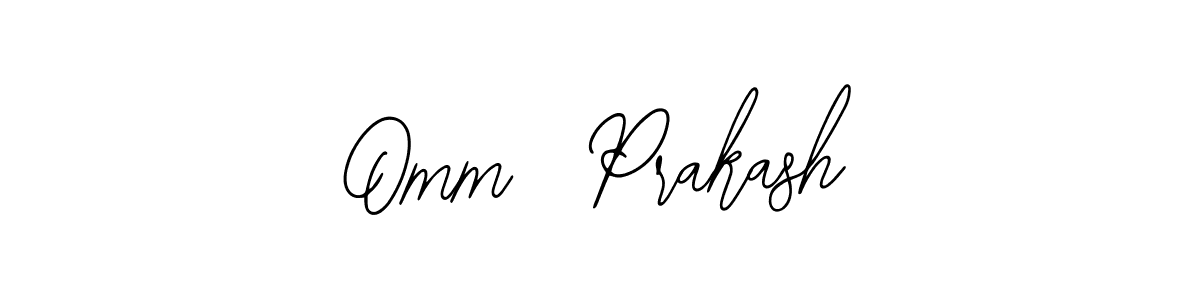 Similarly Bearetta-2O07w is the best handwritten signature design. Signature creator online .You can use it as an online autograph creator for name Omm  Prakash. Omm  Prakash signature style 12 images and pictures png