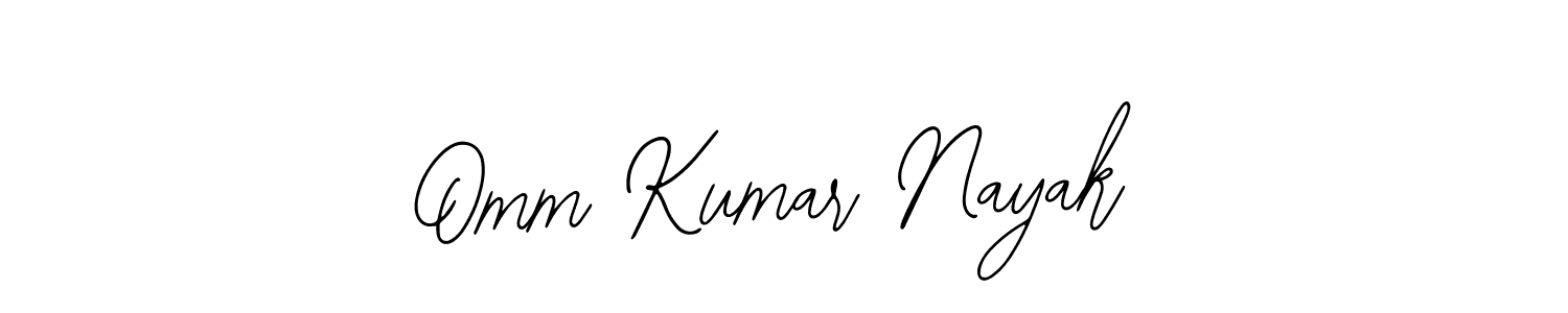 How to make Omm Kumar Nayak name signature. Use Bearetta-2O07w style for creating short signs online. This is the latest handwritten sign. Omm Kumar Nayak signature style 12 images and pictures png