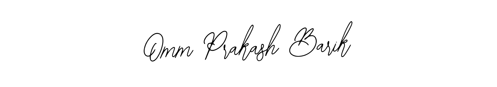 Design your own signature with our free online signature maker. With this signature software, you can create a handwritten (Bearetta-2O07w) signature for name Omm Prakash Barik. Omm Prakash Barik signature style 12 images and pictures png