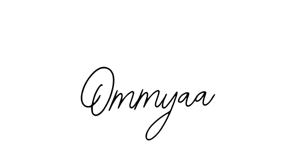 Design your own signature with our free online signature maker. With this signature software, you can create a handwritten (Bearetta-2O07w) signature for name Ommyaa. Ommyaa signature style 12 images and pictures png