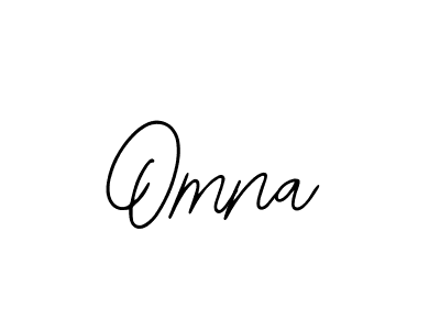 How to make Omna name signature. Use Bearetta-2O07w style for creating short signs online. This is the latest handwritten sign. Omna signature style 12 images and pictures png