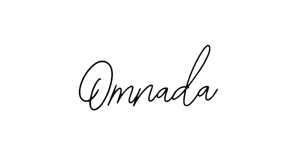 Use a signature maker to create a handwritten signature online. With this signature software, you can design (Bearetta-2O07w) your own signature for name Omnada. Omnada signature style 12 images and pictures png