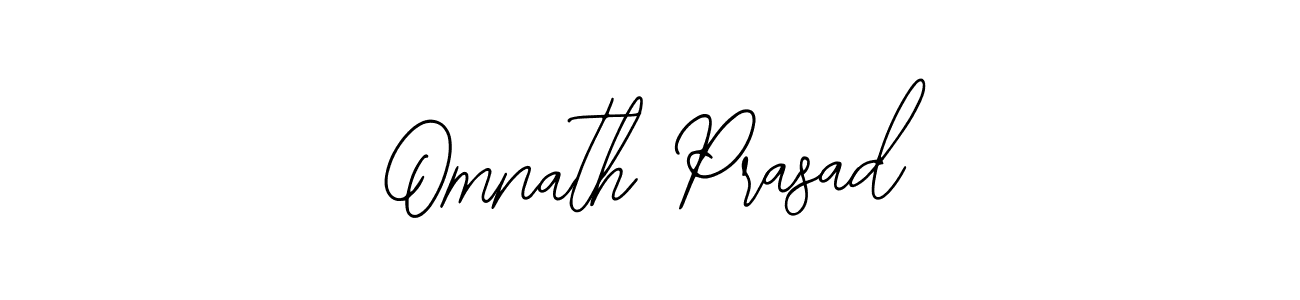 Design your own signature with our free online signature maker. With this signature software, you can create a handwritten (Bearetta-2O07w) signature for name Omnath Prasad. Omnath Prasad signature style 12 images and pictures png