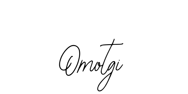 How to make Omotgi name signature. Use Bearetta-2O07w style for creating short signs online. This is the latest handwritten sign. Omotgi signature style 12 images and pictures png