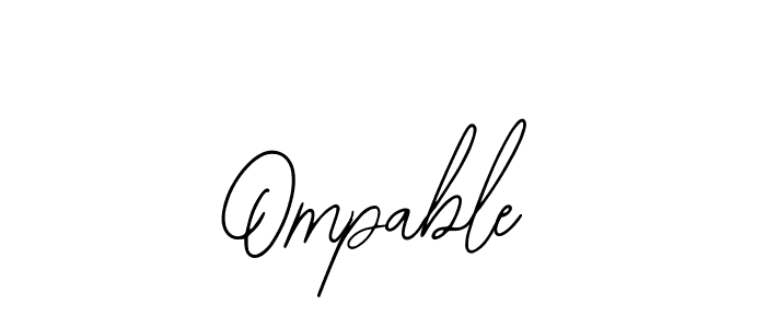 Make a beautiful signature design for name Ompable. Use this online signature maker to create a handwritten signature for free. Ompable signature style 12 images and pictures png