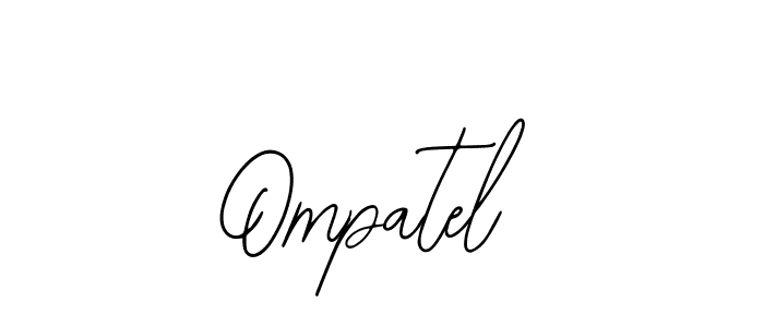 How to make Ompatel name signature. Use Bearetta-2O07w style for creating short signs online. This is the latest handwritten sign. Ompatel signature style 12 images and pictures png