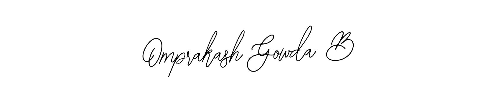 Here are the top 10 professional signature styles for the name Omprakash Gowda B. These are the best autograph styles you can use for your name. Omprakash Gowda B signature style 12 images and pictures png