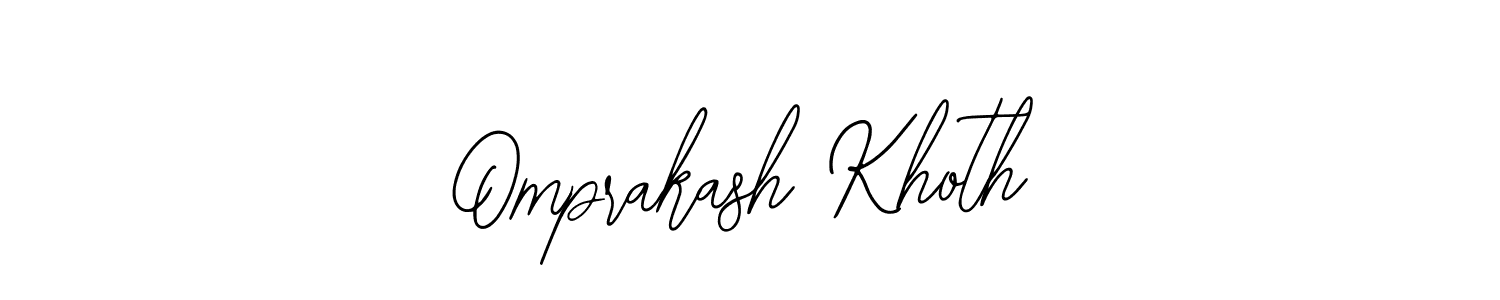 Also You can easily find your signature by using the search form. We will create Omprakash Khoth name handwritten signature images for you free of cost using Bearetta-2O07w sign style. Omprakash Khoth signature style 12 images and pictures png