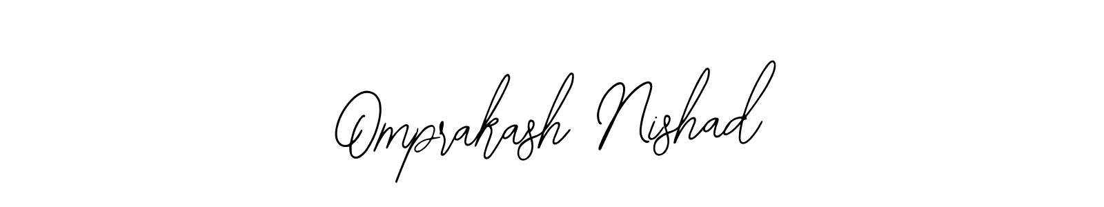 if you are searching for the best signature style for your name Omprakash Nishad. so please give up your signature search. here we have designed multiple signature styles  using Bearetta-2O07w. Omprakash Nishad signature style 12 images and pictures png