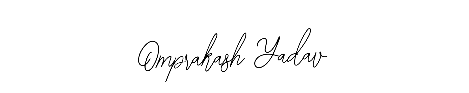 Use a signature maker to create a handwritten signature online. With this signature software, you can design (Bearetta-2O07w) your own signature for name Omprakash Yadav. Omprakash Yadav signature style 12 images and pictures png