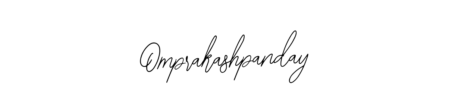 How to make Omprakashpanday name signature. Use Bearetta-2O07w style for creating short signs online. This is the latest handwritten sign. Omprakashpanday signature style 12 images and pictures png