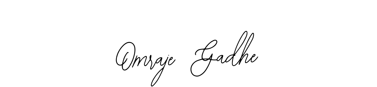 Make a beautiful signature design for name Omraje  Gadhe. With this signature (Bearetta-2O07w) style, you can create a handwritten signature for free. Omraje  Gadhe signature style 12 images and pictures png