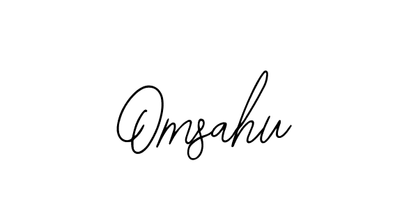 Make a beautiful signature design for name Omsahu. Use this online signature maker to create a handwritten signature for free. Omsahu signature style 12 images and pictures png