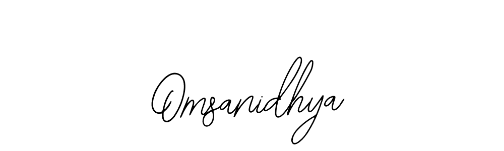 The best way (Bearetta-2O07w) to make a short signature is to pick only two or three words in your name. The name Omsanidhya include a total of six letters. For converting this name. Omsanidhya signature style 12 images and pictures png