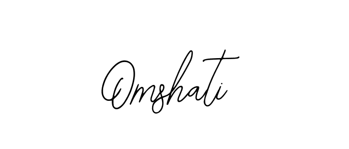 Omshati stylish signature style. Best Handwritten Sign (Bearetta-2O07w) for my name. Handwritten Signature Collection Ideas for my name Omshati. Omshati signature style 12 images and pictures png