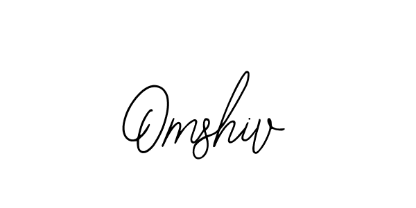 The best way (Bearetta-2O07w) to make a short signature is to pick only two or three words in your name. The name Omshiv include a total of six letters. For converting this name. Omshiv signature style 12 images and pictures png