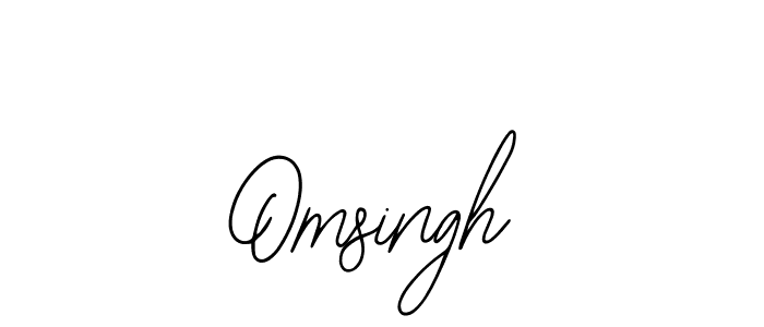 The best way (Bearetta-2O07w) to make a short signature is to pick only two or three words in your name. The name Omsingh include a total of six letters. For converting this name. Omsingh signature style 12 images and pictures png