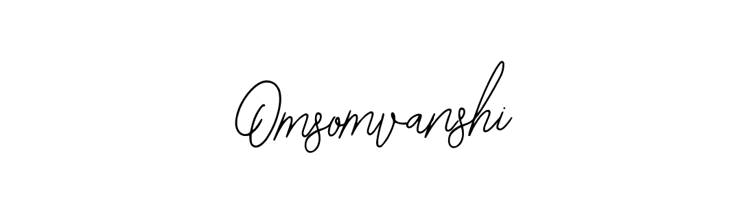 Design your own signature with our free online signature maker. With this signature software, you can create a handwritten (Bearetta-2O07w) signature for name Omsomvanshi. Omsomvanshi signature style 12 images and pictures png