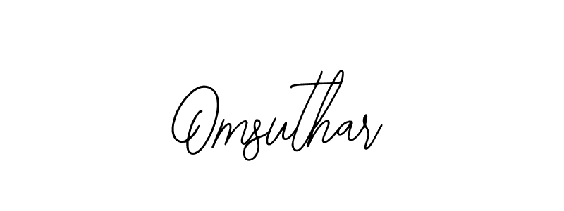 Similarly Bearetta-2O07w is the best handwritten signature design. Signature creator online .You can use it as an online autograph creator for name Omsuthar. Omsuthar signature style 12 images and pictures png