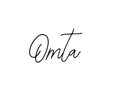Similarly Bearetta-2O07w is the best handwritten signature design. Signature creator online .You can use it as an online autograph creator for name Omta. Omta signature style 12 images and pictures png