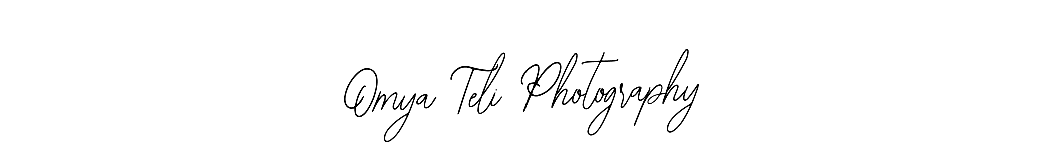 Make a beautiful signature design for name Omya Teli Photography. Use this online signature maker to create a handwritten signature for free. Omya Teli Photography signature style 12 images and pictures png