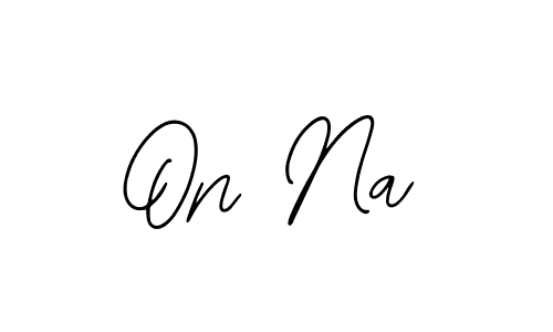 if you are searching for the best signature style for your name On Na. so please give up your signature search. here we have designed multiple signature styles  using Bearetta-2O07w. On Na signature style 12 images and pictures png