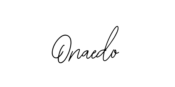 The best way (Bearetta-2O07w) to make a short signature is to pick only two or three words in your name. The name Onaedo include a total of six letters. For converting this name. Onaedo signature style 12 images and pictures png