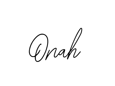 Make a beautiful signature design for name Onah. With this signature (Bearetta-2O07w) style, you can create a handwritten signature for free. Onah signature style 12 images and pictures png